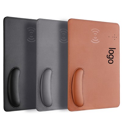 15W Wireless Charging Mouse Pad with Wrist Support