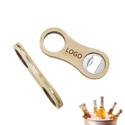 Bamboo Beer Bottle Opener
