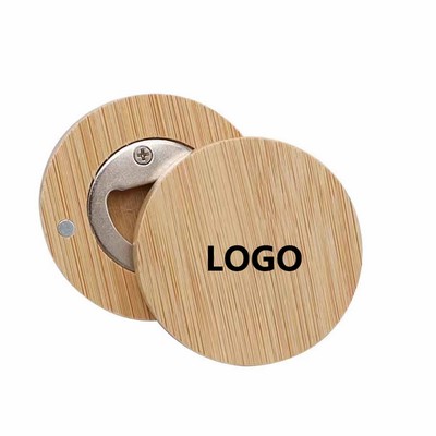 Bamboo Bottle Opener Coaster
