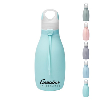 17oz Collapsible Silicone Water Bottle