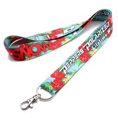 3/4" 7-Day Rush Dye-Sublimation Lanyards 3/4" (20Mm)