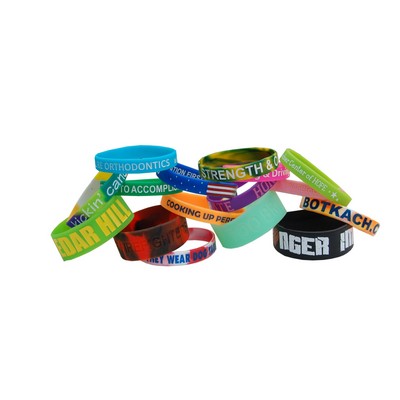 ½" Silicone Wristband