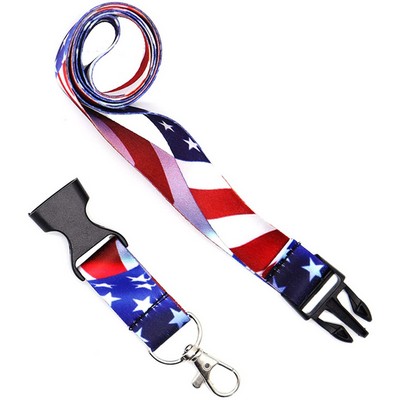 1" Polyester Dye-Sublimation Lanyards