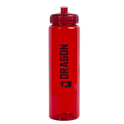 32 oz. Color Gloss Water Bottle (1 Color Imprint)