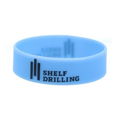 3/4" Rush Glow-in-the-Dark Silicone Wristband