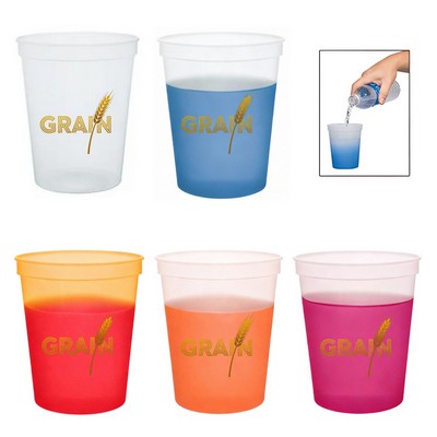 Custom 16oz Color Changing Stadium Cups
