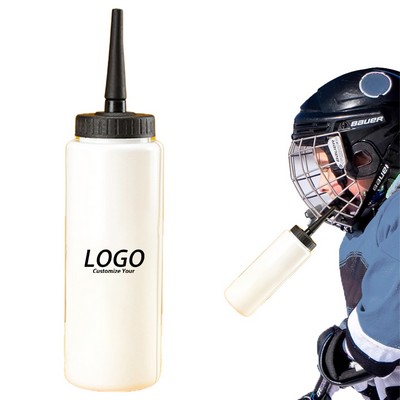 Long Mouth Squeeze Hockey Bottle