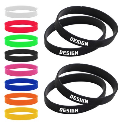 Silicone Wristbands Bracelet MOQ 20