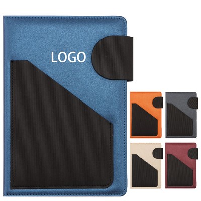 A5 Lined PU Business Notebook