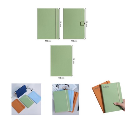 Refillable Leatherette Journal with Stitched Cover