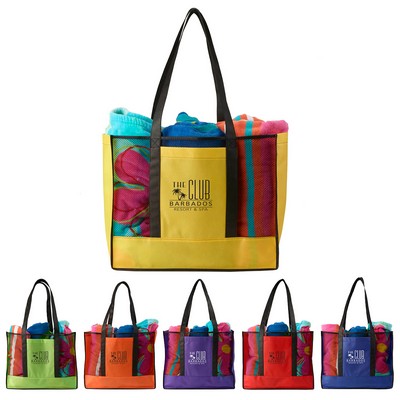 Non-Woven Mesh Beach Tote
