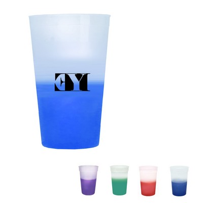 16 OZ Cool Changing Color Stadium Cups