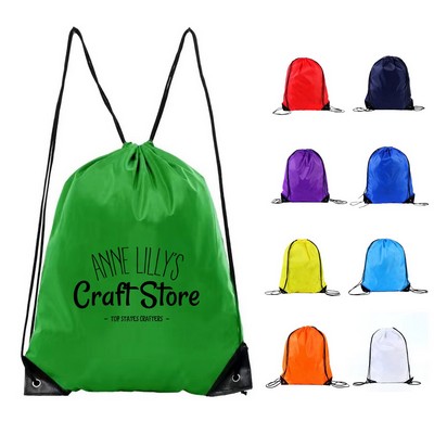 Waterproof Multi-Colored Drawstring Backpack
