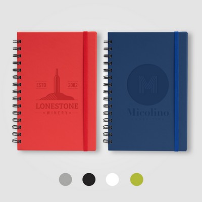 Zelda Recycled Cover Spiral Journal - A5 5.5" x 8.3" - Silkscreen